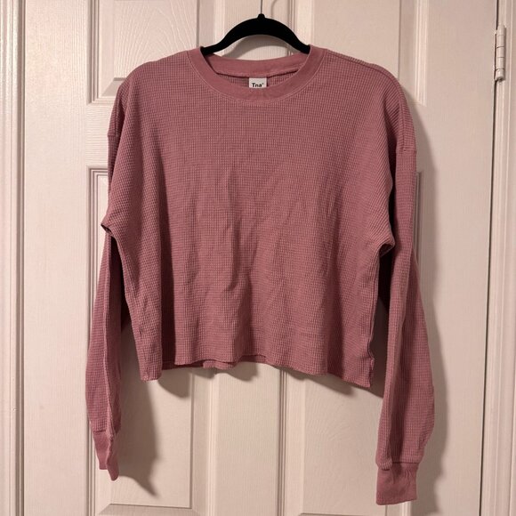 Aritzia Tna Alamo Waffle Longsleeve - Picture 1 of 3